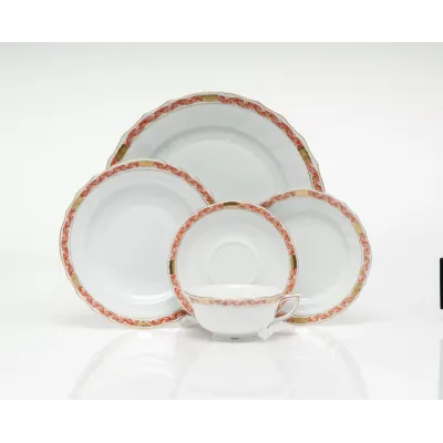 Chinese Bouquet Garland Rust Dinnerware