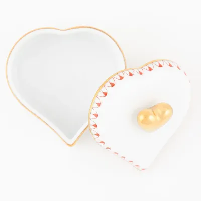 Double Heart Box Rust