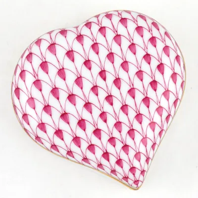 Heart Box Raspberry 2.25 in L X 2.25 in W X 1.5 in H