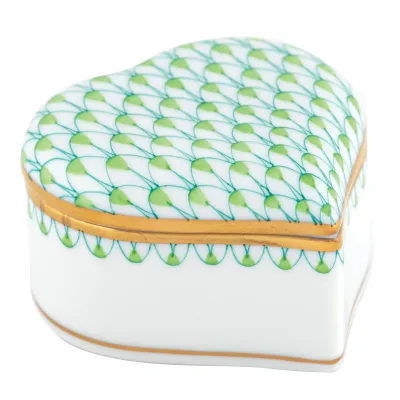 Heart Box Key Lime 2.25 in L X 2.25 in W X 1.5 in H