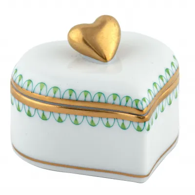 Double Heart Box Keylime