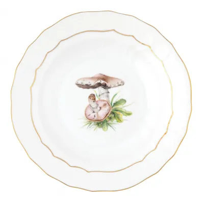 Mushroom Multicolor Luncheon Plate Motif 01
