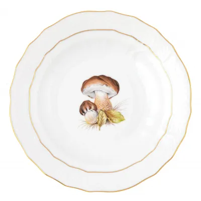 Mushroom Multicolor Luncheon Plate Motif 03