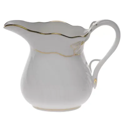 Golden Edge Creamer 6 Oz 3.5 in H