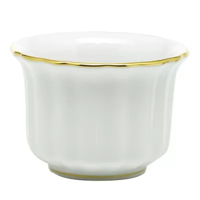 Golden Edge Mini Cachepot 4.5 in L X 4.5 in H