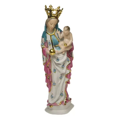 Madonna And Child Multicolor 5 in W X 22 in H