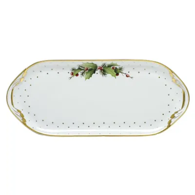 Winter Shimmer Multicolor Sandwich Tray 14.25 in L X 6 in W