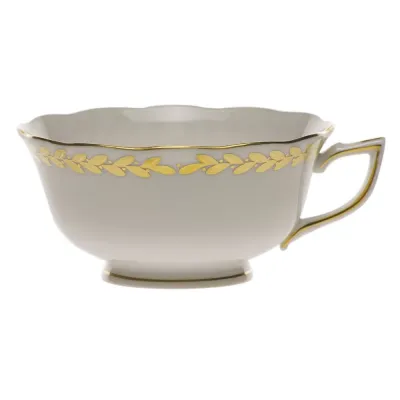 Golden Laurel Gold Tea Cup