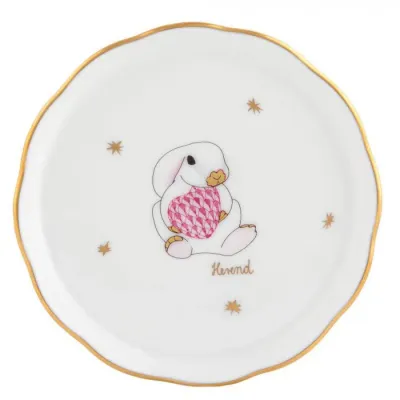 Coaster Bunny Raspberry 4 in D