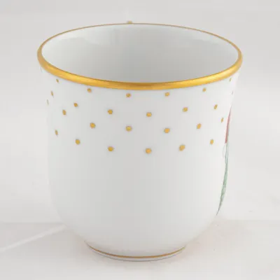 Christmas Mug Santa Bunny Forest Green Christmas Mug Santa Bunny 11 Oz 3.5 in H