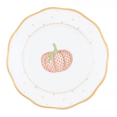 Pumpkin Rust Dessert Plate