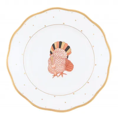 Turkey Rust Dessert Plate