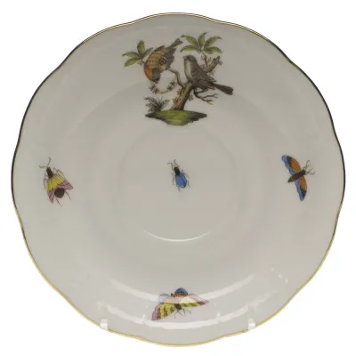 Rothschild Bird Motif 12 Multicolor Tea Saucer