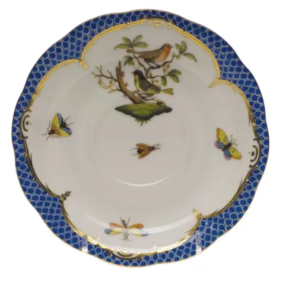 Rothschild Bird Motif 03 Multicolor Tea Saucer 6 in D