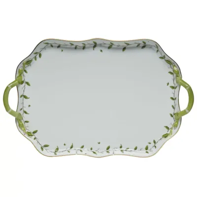 Rothschild Garden Multicolor Rec Tray with Branch Handles