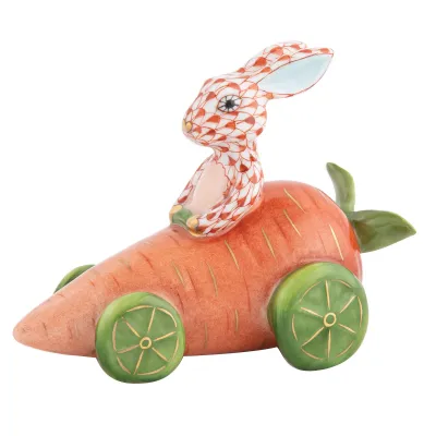 Carrot Car Bunny Rust