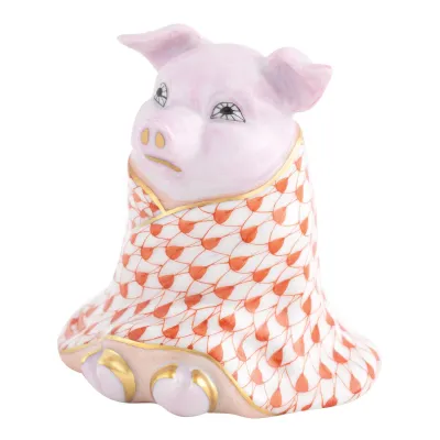 Pig in A Blanket Rust 2.25 in L X 2 in W X 2.25 in H