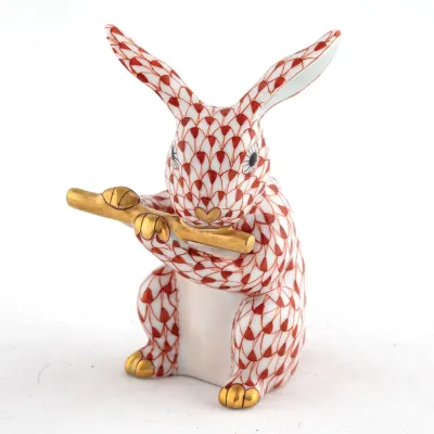 Flute Bunny Rust