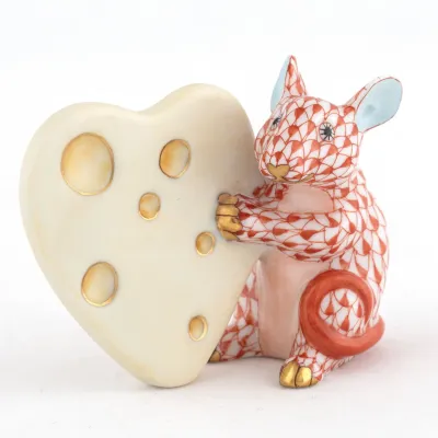 Mouse with Heart Cheese Rust