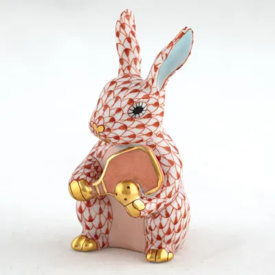 Pickleball Bunny Rust