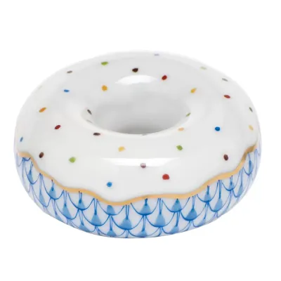 Donut Blue 0.75 in H X 2 in D