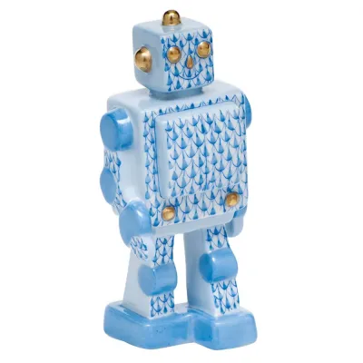 Toy Robot Blue 1.75 in L X 4 in H