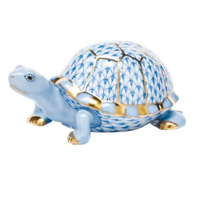 Small Box Turtle Blue 3.75 in L X 1.5 in H