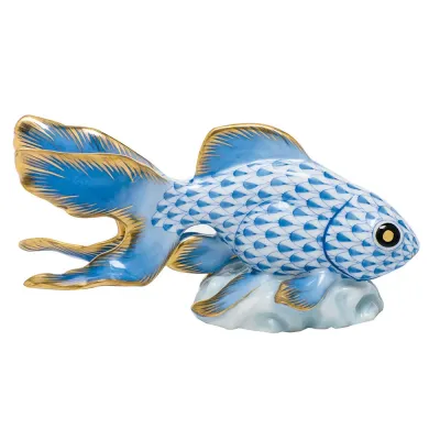 Fantail Goldfish Blue 4.75 In L X 2.25 In H