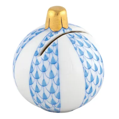 Ornament Place Card Holder Blue 2 in H X 1.75 in D