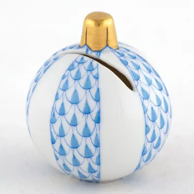 Ornament Place Card Holder Blue 2 in H X 1.75 in D