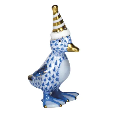 Party Duckling Blue 1.5 in L X 2.5 in H
