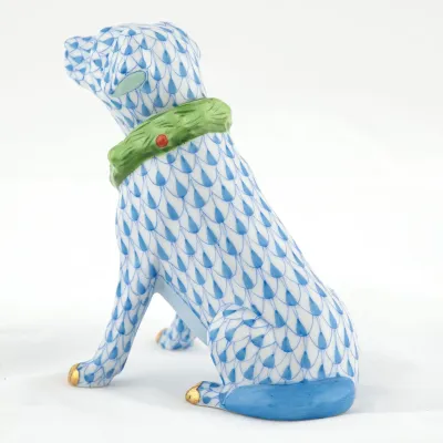 Holiday Dog Blue