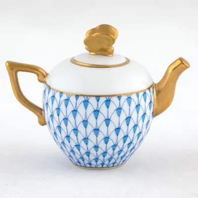 Teapot Blue 3.5 in L X 2.25 in W X 2.5 in H