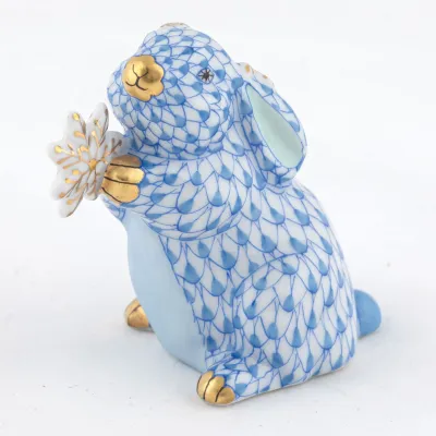 Snowflake Bunny Blue