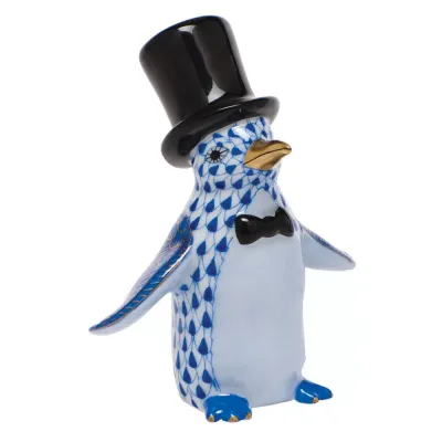 Tuxedo Penguin Sapphire 1.75 in L X 3 in H