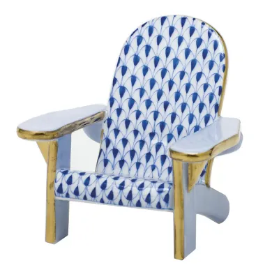 Adirondack Chair Sapphire 3 in L X 2.75 in H