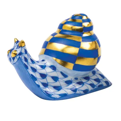 Baby Snail Sapphire 1.75 in L X 1 in W X 1.25 in H