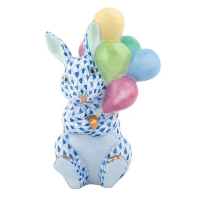 Balloon Bunny Sapphire 2.25 in L X 3 in W X 4.5 in H