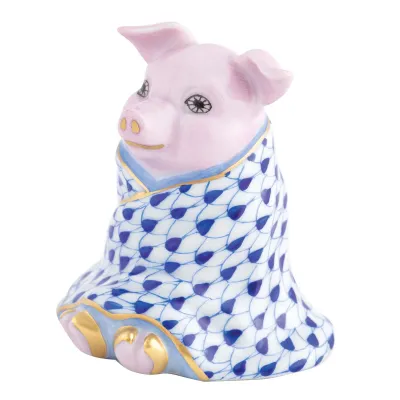Pig in A Blanket Sapphire 2.25 in L X 2 in W X 2.25 in H