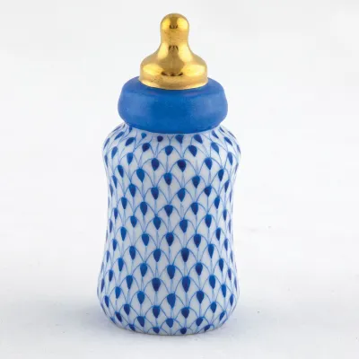 Baby Bottle Sapphire 2.75 in H X 1.25 in D