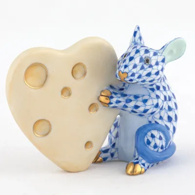Mouse with Heart Cheese Sapphire