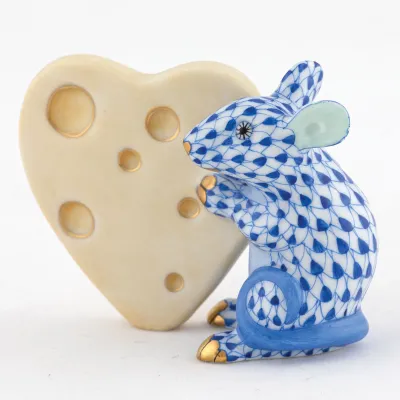 Mouse with Heart Cheese Sapphire