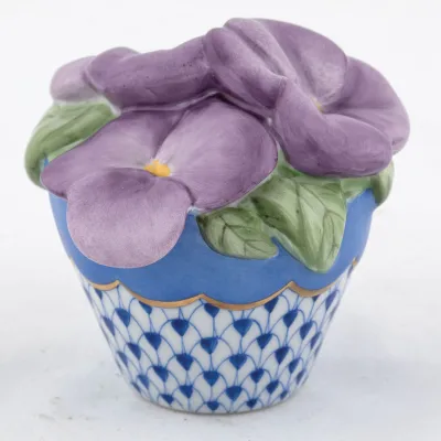 Pansies In Flowerpot Sapphire