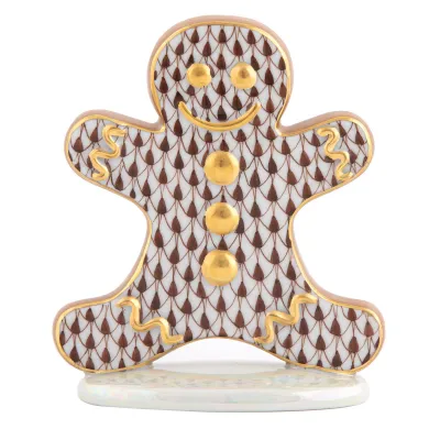 Gingerbread Man Chocolate 2.75 in L X 1.25 in W X 3.25 in H