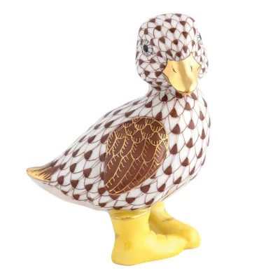 Duckling in Boots Chocolate 2.25 in L X 1.75 in W X 3 in H