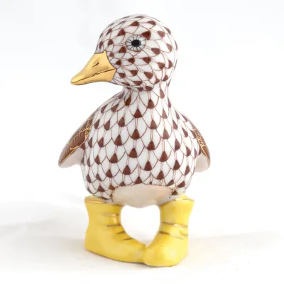 Duckling in Boots Chocolate 2.25 in L X 1.75 in W X 3 in H