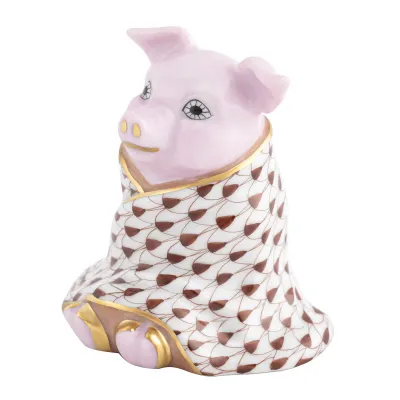 Pig in A Blanket Chocolate 2.25 in L X 2 in W X 2.25 in H