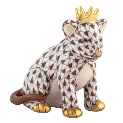 Lion Cub With Crown Chocolate 2 in L X 1.25 in W X 2 in H