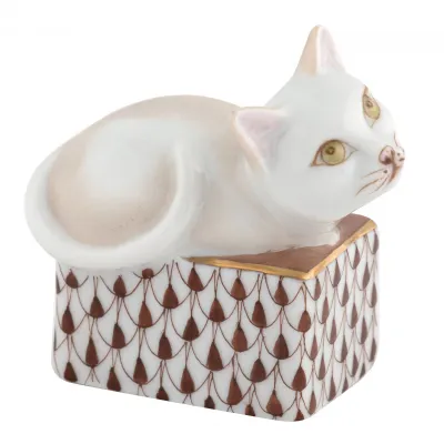 Cat in Box Chocolate 2.25in L X 1.25in W X 2in H