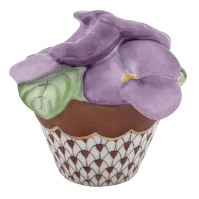 Pansies In Flowerpot Chocolate